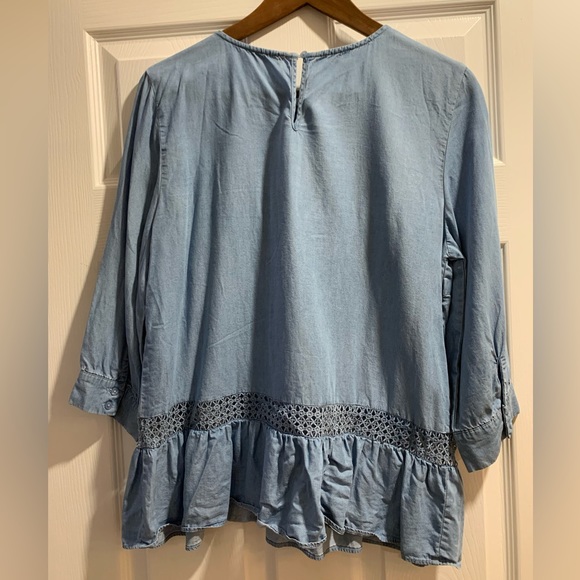 Dex denim looking blouse - Picture 2 of 7